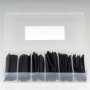Schrumpfschlauch Set 100-teilig schwarz 10 cm Sortimentsbox