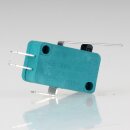 Mikroschalter 1-polig 10A/250V AC grün mit geradem...