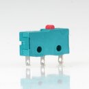 Mikroschalter 1-polig 5A/250V AC grün ohne Hebel