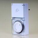 Elektromechanische Outdoor Steckdosen Zeitschaltuhr wei�...