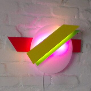 LED-Lichtplastik Motiv Positiv aufsteigend aus Acrylglas...