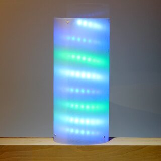 LED Tischleuchte Mandala Rund 40�20cm RGB-Licht f�r Ruhe & Atmosph�re