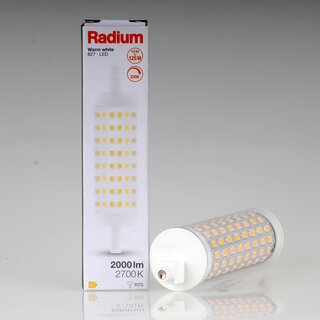 Radium R7s LED-Stablampe Leuchtmittel 15W (125W) 240V 2.700K 2000 lm warmwei� 118mm dimmbar