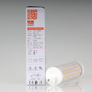Radium R7s LED-Stablampe Leuchtmittel 15W (125W) 240V 2.700K 2000 lm warmwei� 118mm dimmbar