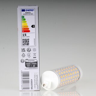 Radium R7s LED-Stablampe Leuchtmittel 15W (125W) 240V 2.700K 2000 lm warmwei� 118mm dimmbar