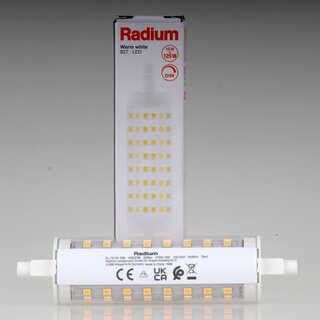 Radium R7s LED-Stablampe Leuchtmittel 15W (125W) 240V 2.700K 2000 lm warmwei� 118mm dimmbar