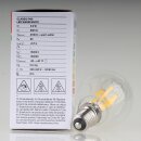 LEDVANCE E14 LED-Leuchtmittel 5,9W=(60W) 240V Tropfen-Form klar 2700K warmweiß 806 Lumen