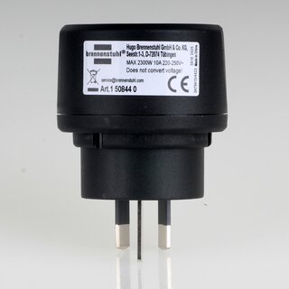 Reisestecker-Adapter Deutschland auf Australien/China 10A/250V Brennenstuhl