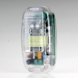 Tradim 12 Volt 1-25W LED Fußdimmer Schnurdimmer 230V/12V transparent
