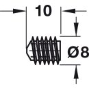 Häfele M8 Befestigungsschraube L8,5mm für Verbindergehäuse 262.88.994