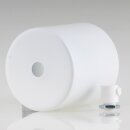 Lampen Deckenbaldachin 62x63 Zylinderform Metall weiß mit Zugentlastung Kunststoff weiß