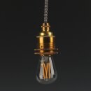 Danlamp E14 LED Mini Edison Gold Vintage Lampe 1,5W 2000K...