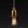 Danlamp E14 LED Mini Edison Gold Vintage Lampe 1,5W 2000K 45mm dimmbar