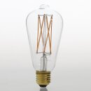 Danlamp E27 LED Edison Gold Vintage Lampe 2,5W 2000K 64mm dimmbar