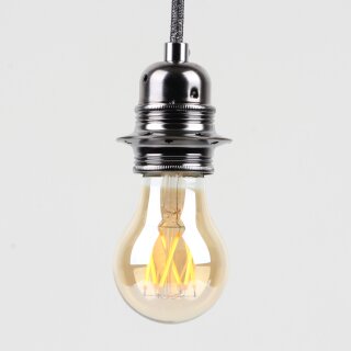 Danlamp E27 LED Standard de Luxe Gold Vintage Lampe 2W 2000K 60mm dimmbar