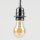 Danlamp E27 LED Standard de Luxe Gold Vintage Lampe 2W 2000K 60mm dimmbar
