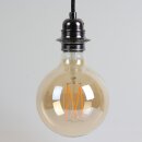 Danlamp E27 LED Mega Edison Gold Globe Vintage Lampe 4W...
