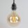 Danlamp E27 LED Mega Edison Gold Globe Vintage Lampe 4W 2000K 125mm dimmbar