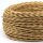 Textilkabel Stoffkabel gold 2-adrig 2x0,75 gedreht verseilt einzeln umflochten
