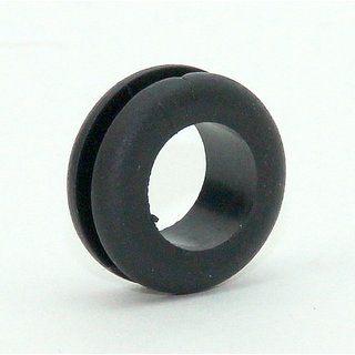 Kabeldurchfhrungstlle schwarz 11x6x6 mm fr 8 mm Lochbohrung