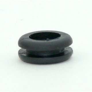 Kabeldurchfhrungstlle schwarz 11x6x6 mm fr 8 mm Lochbohrung