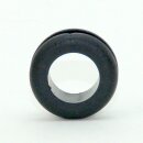 Kabeldurchführungstülle Ø 14 mm | Weich-PVC schwarz | Für Lochbohrung 10 mm