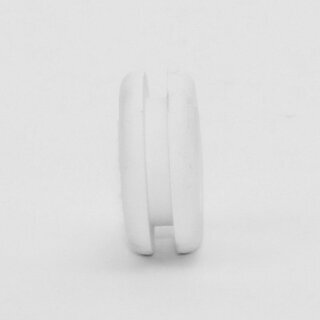Kabeldurchfhrungstlle  17 mm | Weich-PVC wei | Fr Lochbohrung 12 mm