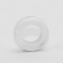 Kabeldurchführungstülle Ø 17 mm | Weich-PVC weiß | Für Lochbohrung 12 mm
