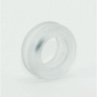 Kabeldurchfhrungstlle  17 mm | Weich-PVC transparent | Fr Lochbohrung 12 mm