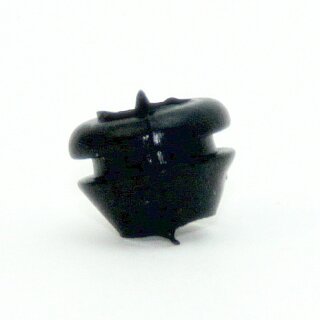 Kabeldurchführungstülle konisch Ø 11 mm | Weich-PVC schwarz | Für Lochbohrung 8 mm