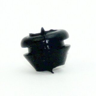 Kabeldurchfhrungstlle konisch  11 mm | Weich-PVC schwarz | Fr Lochbohrung 8 mm