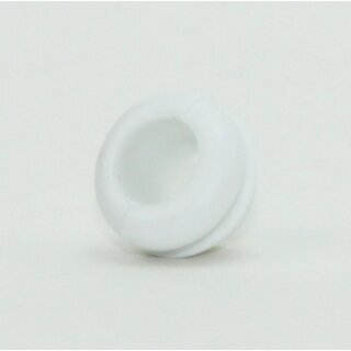Kabeldurchfhrungstlle konisch  11 mm | Weich-PVC wei | Fr Lochbohrung 8 mm