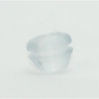 Kabeldurchführungstülle konisch Ø 11 mm | Weich-PVC transparent | Für Lochbohrung 8 mm