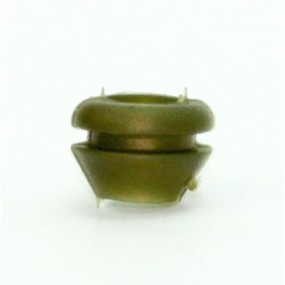 Kabeldurchführungstülle konisch Ø 11 mm | Weich-PVC gold | Für Lochbohrung 8 mm