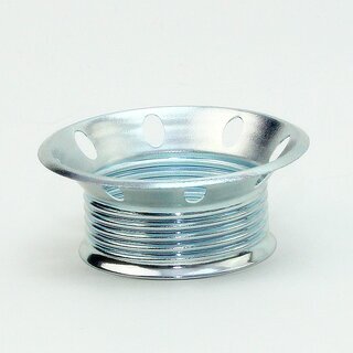 E27 Schraubring Unterring Metall verchromt 60x25 mm fr Lampenfassungen mit Auengewinde