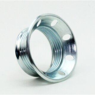 E27 Schraubring Unterring Metall verchromt 60x25 mm fr Lampenfassungen mit Auengewinde