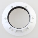 E27 Bakelit Schraubring Unterring weiß lackiert...