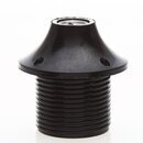 E27 Bakelit Dachfassung schwarz mit Auengewinde M10x1 IG...
