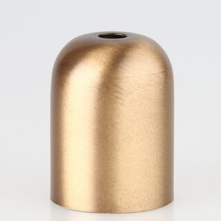 E27 Metall-Fassungshlse Nickel antik fume Zierhlse 43x57