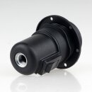 E27 Bakelit Lampenfassung schwarz mit Teilgewindemantel...