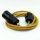 Textilkabel Pendel beige E27 Bakelit Vintage Fassung mit...