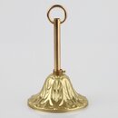 Lampen Baldachin &ndash; Metall Messing roh,  90 mm  H...