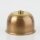 Lampen Baldachin – Metall Messing roh, Ø 90 mm × H 55 mm, für 10er Pendelrohr