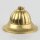 Lampen Baldachin – Metall Messing roh, Ø 99 mm × H 55 mm, für 10er Pendelrohr