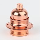 E27 Fassung Metall kupfer mit Auengewinde inkl. Metall...