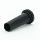 Knickschutz-Tülle Länge 30mm Durchgang 6,5mm schwarz mit Haltewulst