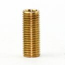 M8x1 Lampen-Gewinderohr Messing roh &ndash; 25 mm Lnge,...