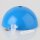Lampen Baldachin Metall hellblau 50 × 100 mm mit transparentem Kunststoff-Zugentlaster