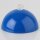 Lampen Baldachin Metall dunkelblau 50 × 100 mm mit transparent-schwarzem Kunststoff-Zugentlaster