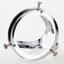 Lampenschirm-Glashalter verchromt für E14/E27 Fassungen, inkl. Rändelschrauben 62x57